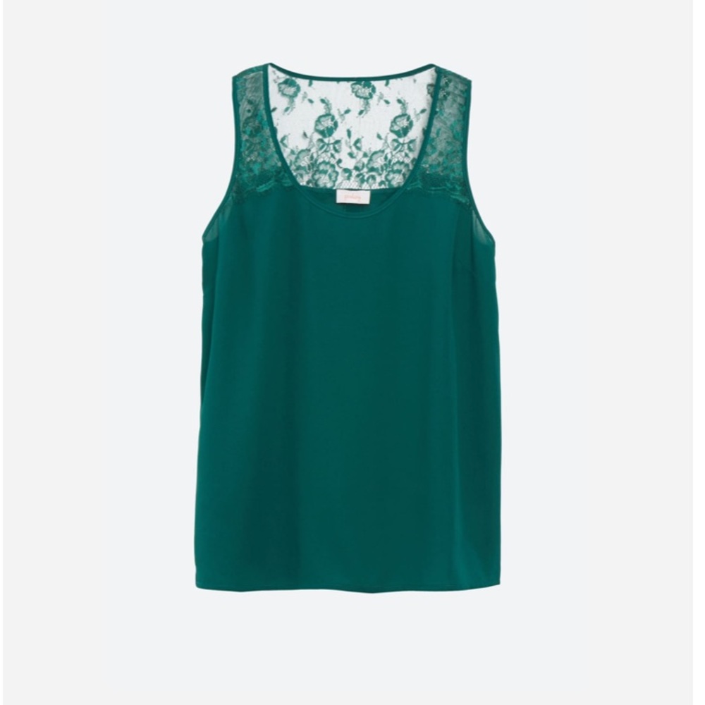 PIXLEY Lace Detail Blouse